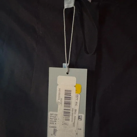 Antonio Melani  linen Kendall  navy career core pants - Picture 3 of 7